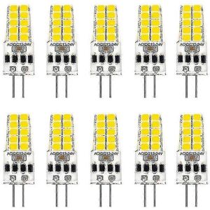 Unbranded 10 Pack G4 LED Bulbs AC/DC 12V-24V 3W 20 LEDs 360 Beam Angle 2835 SMD Replaces 3 Unbranded 10 Pack G4 LED Bulbs AC/DC 12V-24V 3W 20 LEDs 360 Beam Angle 2835 SMD Replaces 3