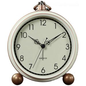 Kikidex (As show, One size) XYC Alarm Clock, Retro Non-Ticking Table Clock Battery Opera Kikidex (As show, One size) XYC Alarm Clock, Retro Non-Ticking Table Clock Battery Opera