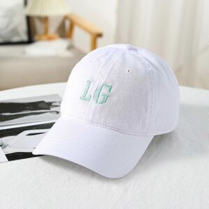 Kikidex (As show, One size) Hat women's high quality pure cotton letter embroidery s Kikidex (As show, One size) Hat women's high quality pure cotton letter embroidery s