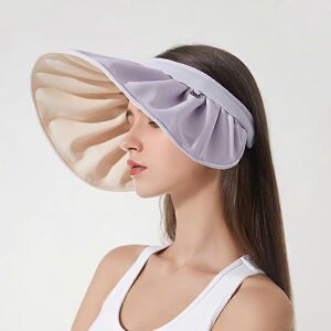 Kikidex (As show, One size) Color: Milk purple shell sun hat ladies UV protection summer Kikidex (As show, One size) Color: Milk purple shell sun hat ladies UV protection summer