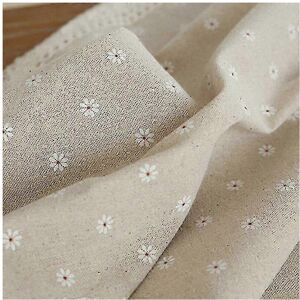 Unbranded (90cmx90cm) Linen and cotton floral pattern tablecloth with lace for dining tabl Unbranded (90cmx90cm) Linen and cotton floral pattern tablecloth with lace for dining tabl