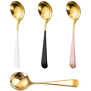 Unbranded Set of 4 6.3 inch Stainless Steel Coffee Spoons for Iced Tea, Coffee, Sugar, Des Unbranded Set of 4 6.3 inch Stainless Steel Coffee Spoons for Iced Tea, Coffee, Sugar, Des