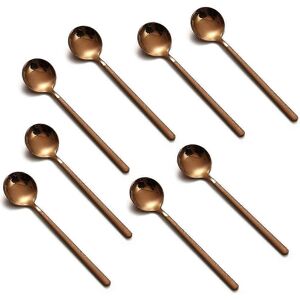 Unbranded Pack 5.3 Inch Stainless Steel Teaspoons with Frosted Handle for Coffee, Ice Crea Unbranded Pack 5.3 Inch Stainless Steel Teaspoons with Frosted Handle for Coffee, Ice Crea