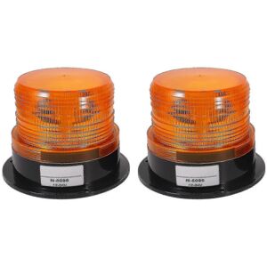 Unbranded 2Pcs Amber LED Truck Strobe Lights Emergency Warning Lights 12V 24V Unbranded 2Pcs Amber LED Truck Strobe Lights Emergency Warning Lights 12V 24V