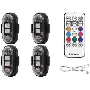 Unbranded Pack Wireless LED Strobe Lights with Remote Control, 8 Colors, USB Rechargeable, Unbranded Pack Wireless LED Strobe Lights with Remote Control, 8 Colors, USB Rechargeable,
