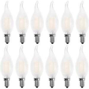 Unbranded E14 LED Flame Bulb, Candle Shape, Warm White 2700K, 4W Incandescent Equivalent ( Unbranded E14 LED Flame Bulb, Candle Shape, Warm White 2700K, 4W Incandescent Equivalent (