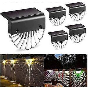 Unbranded Set of 4 solar lights for fences, steps and stairs, waterproof, ideal for fences Unbranded Set of 4 solar lights for fences, steps and stairs, waterproof, ideal for fences