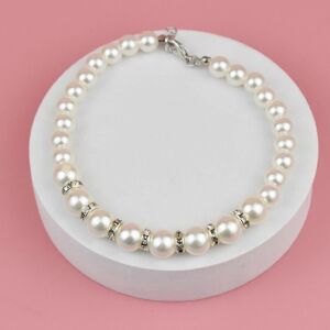 Kikidex (As show, One size) Pets' Favorite Diamond Pearl Necklace Puppy Kitty Jewelr Kikidex (As show, One size) Pets' Favorite Diamond Pearl Necklace Puppy Kitty Jewelr