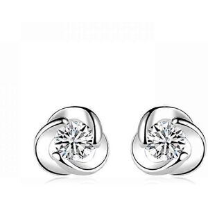 Kikidex (As show, One size) Sterling Silver Heart Stud Earrings,Heart Rose Clover Snowfl Kikidex (As show, One size) Sterling Silver Heart Stud Earrings,Heart Rose Clover Snowfl