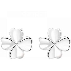 Kikidex (As show, One size) 14K Yellow Gold Polish Clover Studs With Earring Backs Kikidex (As show, One size) 14K Yellow Gold Polish Clover Studs With Earring Backs