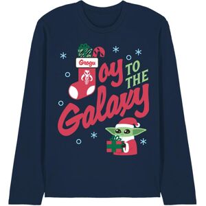 Star Wars: The Mandalorian Unisex Adult Grogu Long-Sleeved Christmas T-Shirt Star Wars: The Mandalorian Unisex Adult Grogu Long-Sleeved Christmas T-Shirt