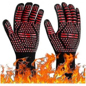 Unbranded (1 Only - Red) 1 Pair Heat Resistant BBQ Gloves, Fire Oven Gloves, Hand Protecti Unbranded (1 Only - Red) 1 Pair Heat Resistant BBQ Gloves, Fire Oven Gloves, Hand Protecti