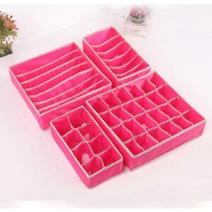 Kikidex (As show, One size) Drawer Organizer 4 Pieces Fabric Folding Dresser Storage Bas Kikidex (As show, One size) Drawer Organizer 4 Pieces Fabric Folding Dresser Storage Bas