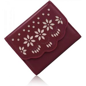 Kikidex (As show, One size) AVEKI Wallet for Women Hollow Floral Vegan Leather Card Hold Kikidex (As show, One size) AVEKI Wallet for Women Hollow Floral Vegan Leather Card Hold