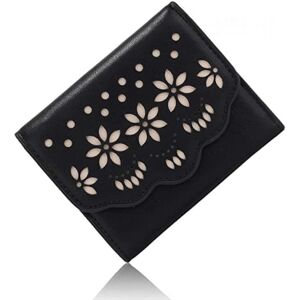 Kikidex (As show, One size) AVEKI Wallet for Women Hollow Floral Vegan Leather Card Hold Kikidex (As show, One size) AVEKI Wallet for Women Hollow Floral Vegan Leather Card Hold