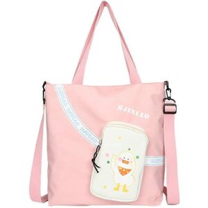 Kikidex (As show, One size) Pink New small square bag nylon zipper shoulder bag college Kikidex (As show, One size) Pink New small square bag nylon zipper shoulder bag college