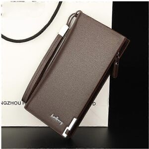 Kikidex (As show, One size) Mens Clutch Bag Handbag Leather Zipper Long Wallet Business Kikidex (As show, One size) Mens Clutch Bag Handbag Leather Zipper Long Wallet Business