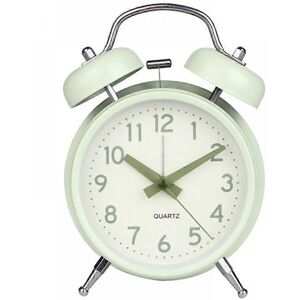 Kikidex (As show, One size) SAYTAY 4 inchs Bedroom Alarm Clock, Metal Alarm Clock , Stud Kikidex (As show, One size) SAYTAY 4 inchs Bedroom Alarm Clock, Metal Alarm Clock , Stud