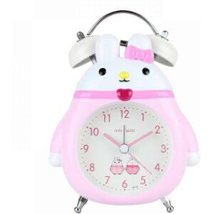 Kikidex (As show, One size) SAYTAY Alarm Clock, Analog Metal Rabbit Alarm Clock , Studen Kikidex (As show, One size) SAYTAY Alarm Clock, Analog Metal Rabbit Alarm Clock , Studen