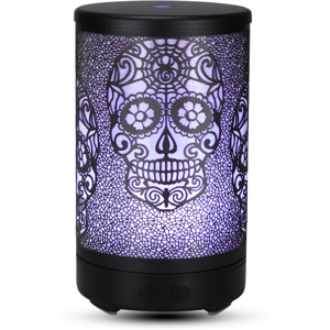 Unbranded Exquisite Skull Essential Oil Diffuser, 100ml Metal Aromatherapy Ultrasonic Cool Unbranded Exquisite Skull Essential Oil Diffuser, 100ml Metal Aromatherapy Ultrasonic Cool