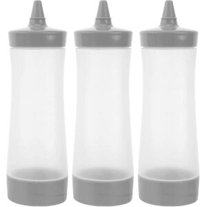 Unbranded 3 Pack Squeeze Bottles for Condiments, Sauce Dispenser, BBQ Accessories, Ketchup Unbranded 3 Pack Squeeze Bottles for Condiments, Sauce Dispenser, BBQ Accessories, Ketchup