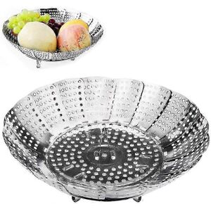 Unbranded Foldable and Adjustable Stainless Steel Vegetable Steamer Unbranded Foldable and Adjustable Stainless Steel Vegetable Steamer