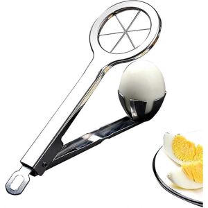 Unbranded Egg cutter for hard-boiled eggs, boiled egg cutter, egg cutter, stainless steel Unbranded Egg cutter for hard-boiled eggs, boiled egg cutter, egg cutter, stainless steel
