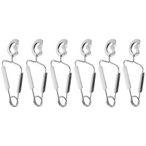 Unbranded Set of 6 stainless steel anti-scald tongs for seafood and snails Unbranded Set of 6 stainless steel anti-scald tongs for seafood and snails