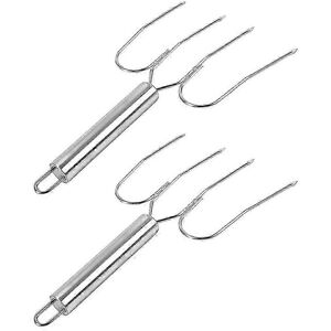 Unbranded Pack Stainless Steel Turkey Lifting Forks for BBQ Unbranded Pack Stainless Steel Turkey Lifting Forks for BBQ