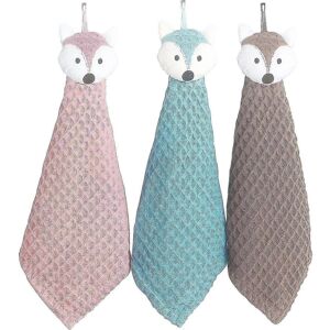 Unbranded Kitchen Bathroom Hand Towels, 3 Pack Absorbent Quick Dry Soft Cute Animal Patter Unbranded Kitchen Bathroom Hand Towels, 3 Pack Absorbent Quick Dry Soft Cute Animal Patter