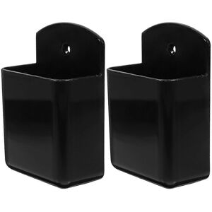 Unbranded (10.00X6.40X3.10CM-Black)Set of 2 wall mounts for remote control Unbranded (10.00X6.40X3.10CM-Black)Set of 2 wall mounts for remote control