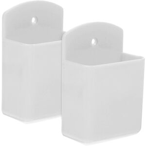 Unbranded (10.00X6.40X3.10CM-White)Set of 2 wall mounts for remote control Unbranded (10.00X6.40X3.10CM-White)Set of 2 wall mounts for remote control