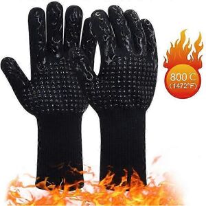 Unbranded (Black) Non-Slip Extreme Heat Resistant Oven Mitts, Flame Retardant Oven Gloves Unbranded (Black) Non-Slip Extreme Heat Resistant Oven Mitts, Flame Retardant Oven Gloves