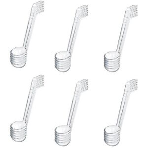 Unbranded Pack of 30 small transparent plastic ladles for sauces and dressings Unbranded Pack of 30 small transparent plastic ladles for sauces and dressings