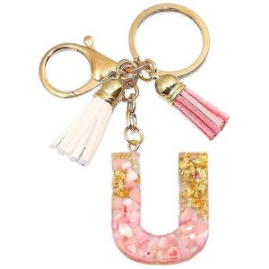 Kikidex (As show, One size) Cute Initial Keychain A-Z Letter Sparkly Glitter Key Chain P Kikidex (As show, One size) Cute Initial Keychain A-Z Letter Sparkly Glitter Key Chain P