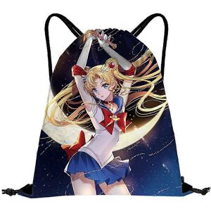 Kikidex (As show, One size) Girls Cute Drawstring Backpack Sports Bag Sports School Wate Kikidex (As show, One size) Girls Cute Drawstring Backpack Sports Bag Sports School Wate