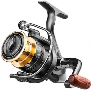 Kikidex (As show, One size) HM2000 (solid wood pill) Metal spinning wheel sea rod fishin Kikidex (As show, One size) HM2000 (solid wood pill) Metal spinning wheel sea rod fishin