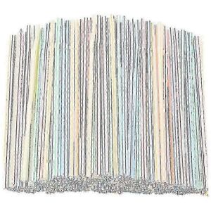 Unbranded (500 pieces) 1000 disposable plastic drinking straws, comply with European stand Unbranded (500 pieces) 1000 disposable plastic drinking straws, comply with European stand