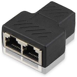 Kikidex (As show, One size) Shielded CAT5E RJ45 network three-way head network cable ext Kikidex (As show, One size) Shielded CAT5E RJ45 network three-way head network cable ext