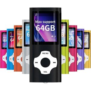 Kikidex (As show, One size) Support TF Cards Slim 1.8" LCD Mp3 Mp4 Player Media/Mus Kikidex (As show, One size) Support TF Cards Slim 1.8" LCD Mp3 Mp4 Player Media/Mus