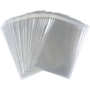 Unbranded Self-adhesive bags, 100 clear resealable cellophane bags, 15 x 20 cm, bags for t Unbranded Self-adhesive bags, 100 clear resealable cellophane bags, 15 x 20 cm, bags for t