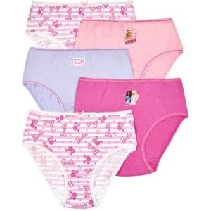 (4-5 Years) Barbie Girls Knickers, Pack Of 5 Underwear (4-5 Years) Barbie Girls Knickers, Pack Of 5 Underwear