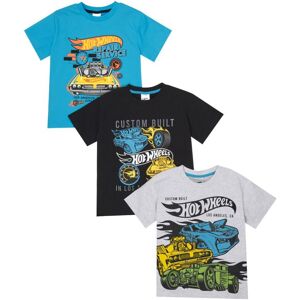 (4-5 Years) Hot Wheels Boys T-shirts Pack Of 3 Multipack (4-5 Years) Hot Wheels Boys T-shirts Pack Of 3 Multipack