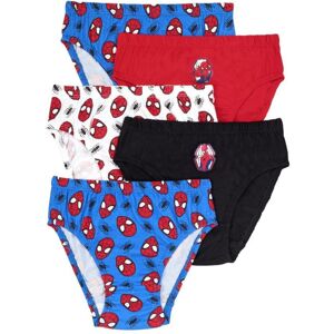 Marvel (4-5 Years) Spider-man Boys Briefs, Pack Of 5 Underwear Marvel (4-5 Years) Spider-man Boys Briefs, Pack Of 5 Underwear