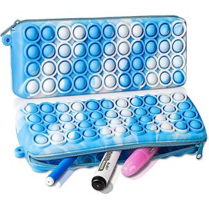 Kikidex (As show, One size) Bubble Pencil case, Pencil Pen Case Sensory Silicone Toy, St Kikidex (As show, One size) Bubble Pencil case, Pencil Pen Case Sensory Silicone Toy, St