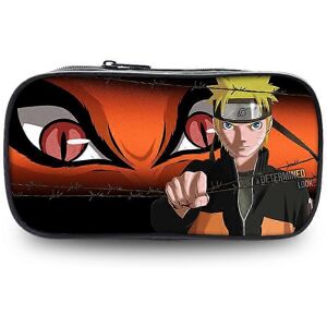 Kikidex (As show, One size) Naruto large-capacity pencil case stationery bag primary and Kikidex (As show, One size) Naruto large-capacity pencil case stationery bag primary and