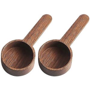 Unbranded Set of 2 Multifunctional Wooden Coffee Spoons for Home Unbranded Set of 2 Multifunctional Wooden Coffee Spoons for Home