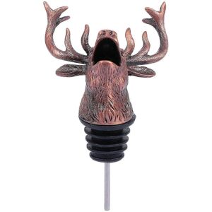 Unbranded (9.5 x 6 x 6 cm - As shown) 1 x Christmas Elk Head Wine Bottle Stopper, Decorati Unbranded (9.5 x 6 x 6 cm - As shown) 1 x Christmas Elk Head Wine Bottle Stopper, Decorati