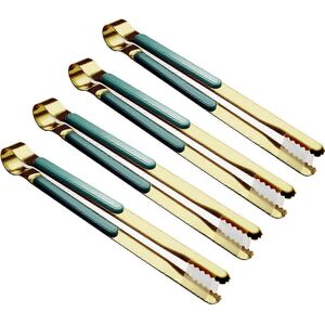 Unbranded Stainless Steel Kitchen Tongs, 25cm, with Non-Slip Handle (Set of 4) Unbranded Stainless Steel Kitchen Tongs, 25cm, with Non-Slip Handle (Set of 4)