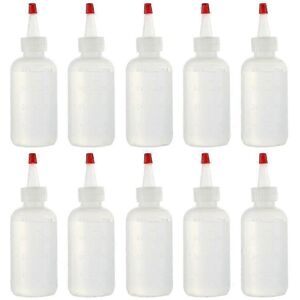 Unbranded Set of 10 travel bottles for toiletries, sauces, condiments Unbranded Set of 10 travel bottles for toiletries, sauces, condiments